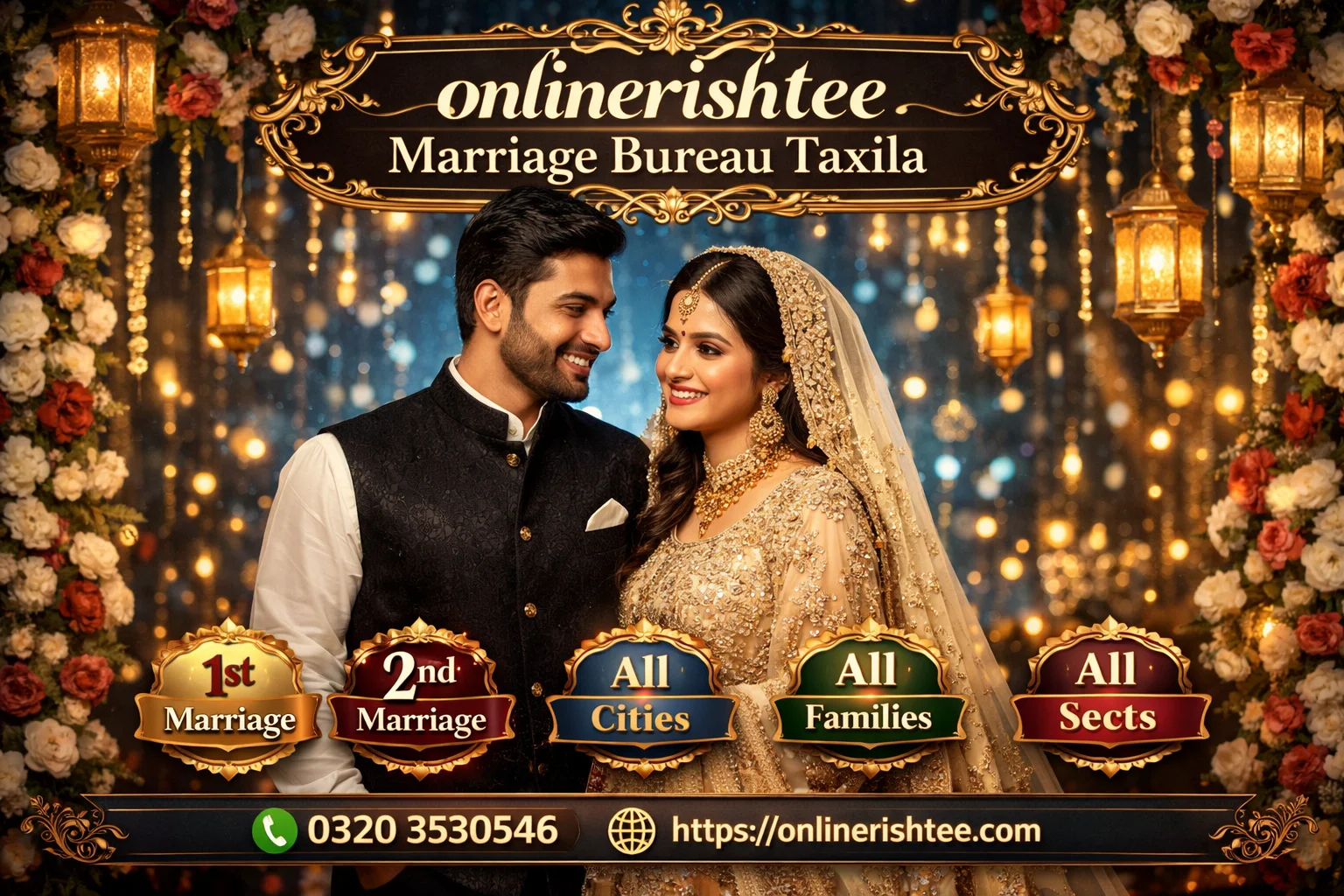 Leading Marriage Bureau Taxila with 95% Success Rate