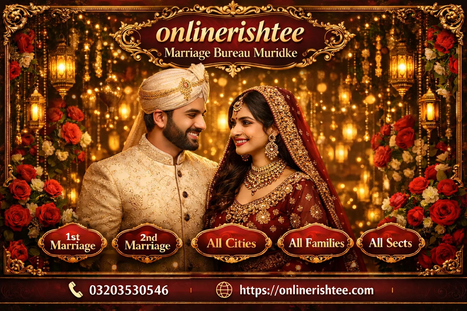 Best Marriage Bureau Muridke with 500+ Happy Clients