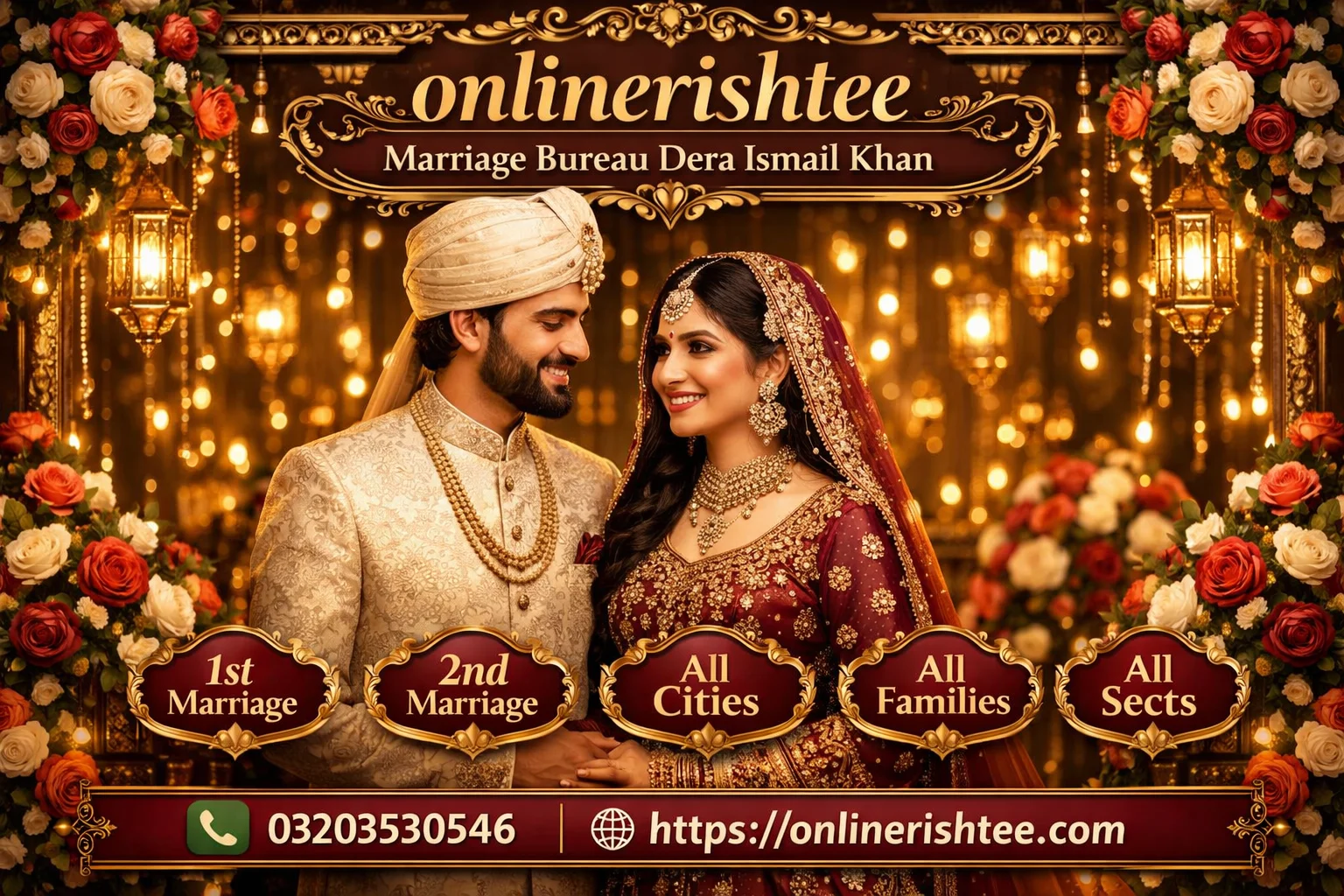 Genuine Marriage Bureau Dera Ismail Khan with 250+ Successful Marriages
