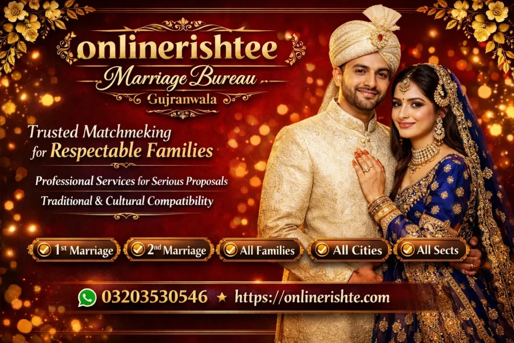 marriage bureau gujranwala