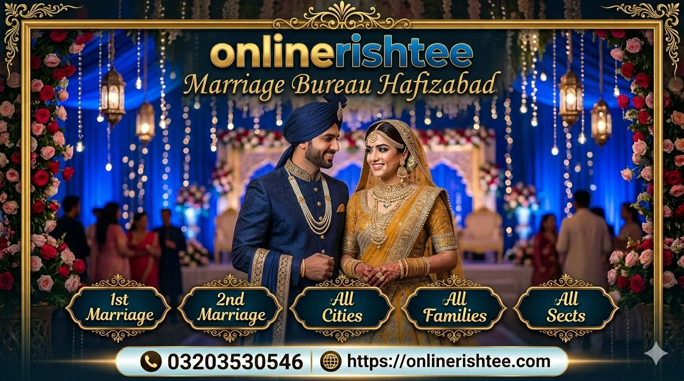 Authentic Marriage Bureau Hafizabad with 85% Match Accuracy
