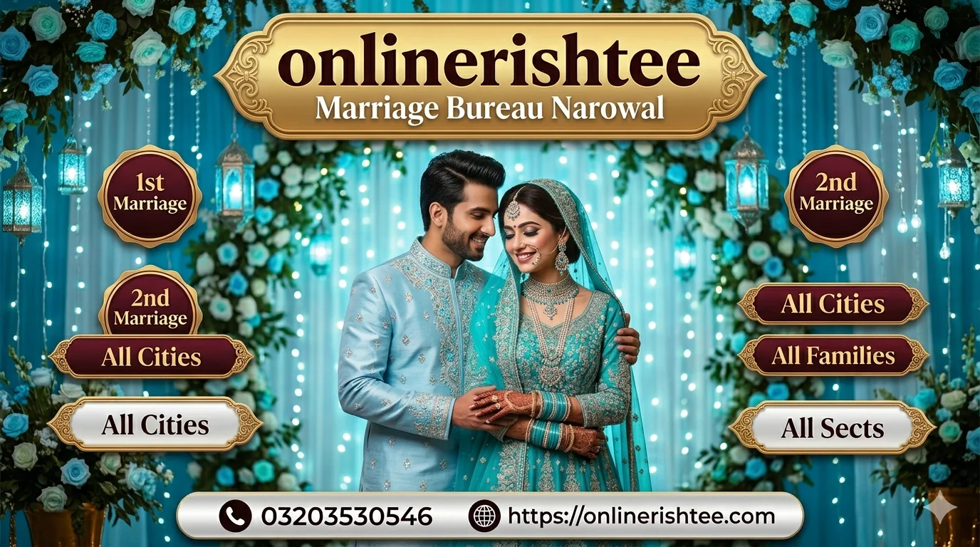 Highly Rated Marriage Bureau Narowal with 500+ Reviews