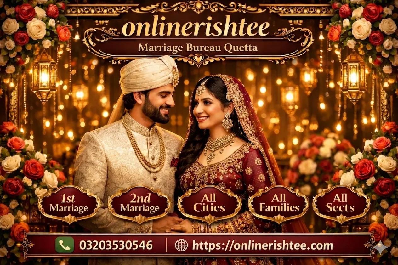 Highly Rated Marriage Bureau Quetta with 500+ Reviews