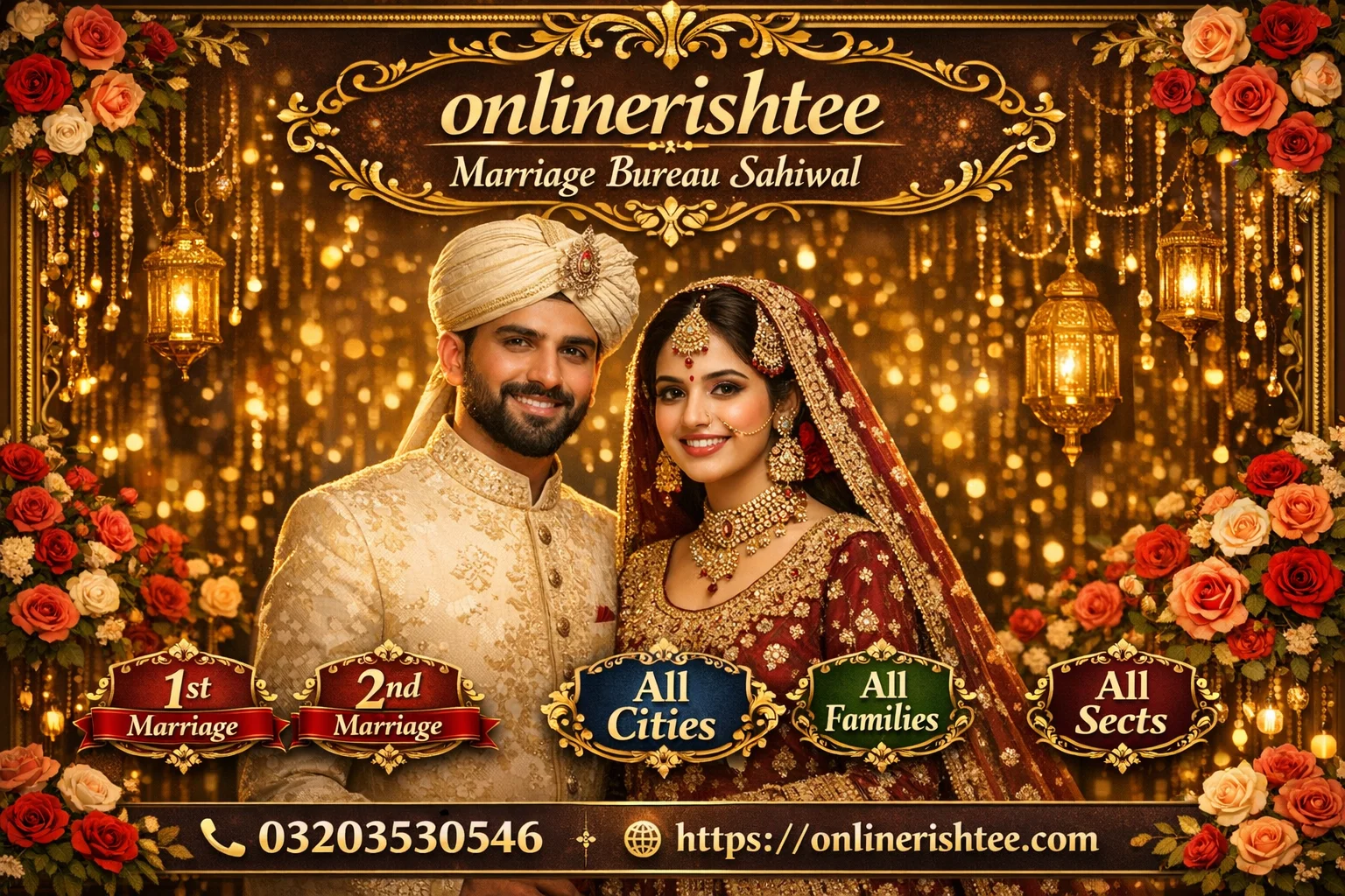 Top Marriage Bureau Sahiwal with 5000+ Registered Members