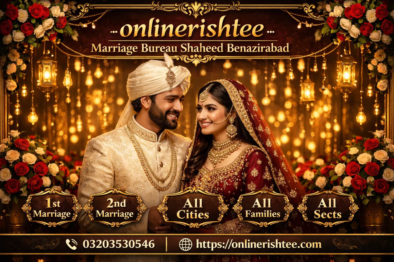 Leading Marriage Bureau Shaheed Benazirabad with 3000+ Verified Rishtas