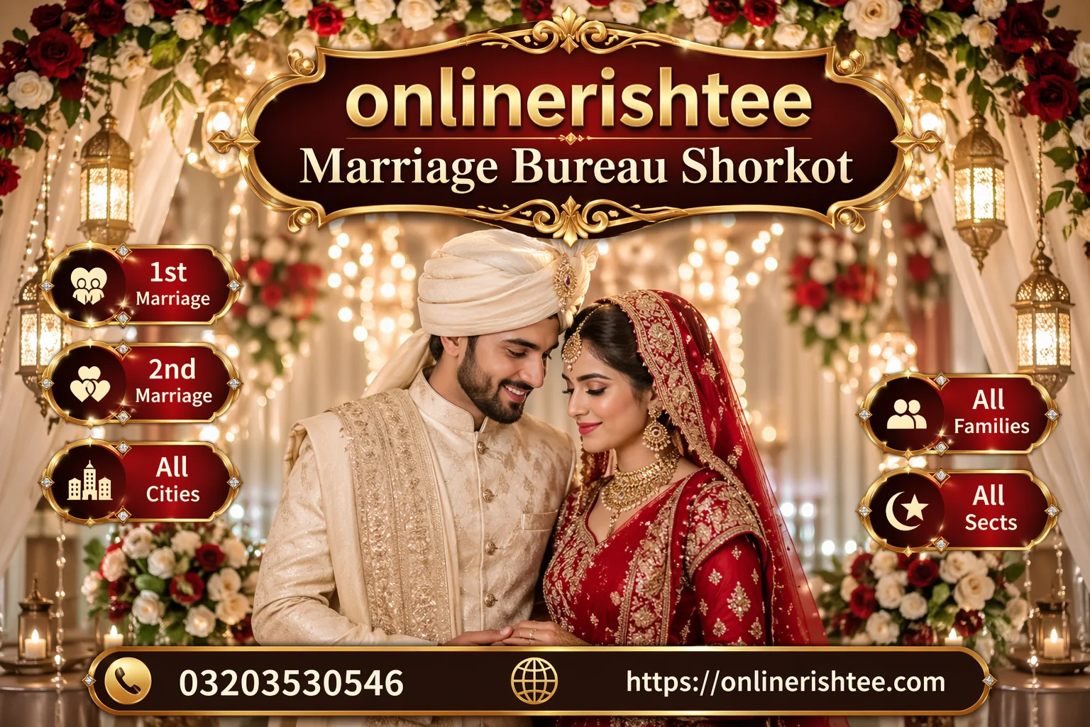 Reliable Marriage Bureau Shorkot with 350+ Success Stories